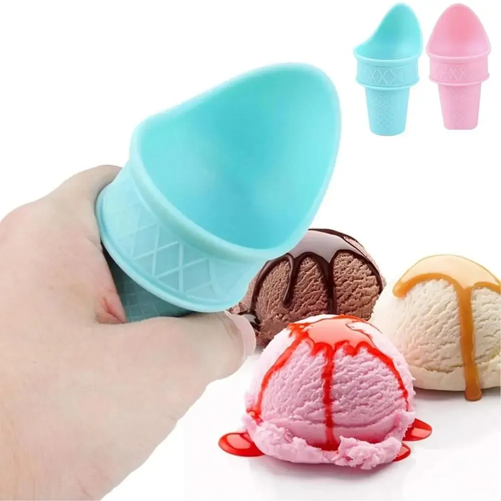 2-Piece Ice Cream Cone Holder and Scooper Set