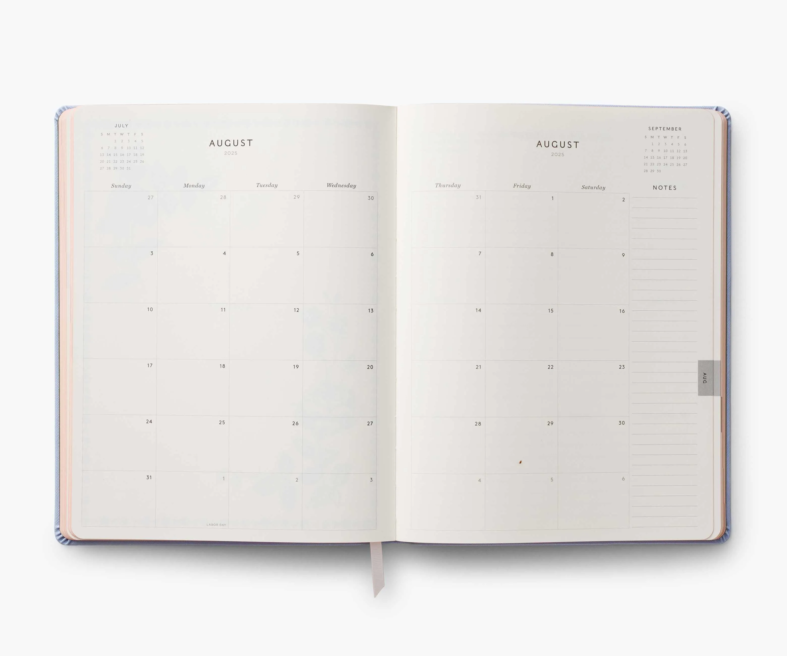 2025 12-Month Bookbound Planner - English Rose