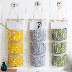 3 Grids Wall Hanging Storage Organizer