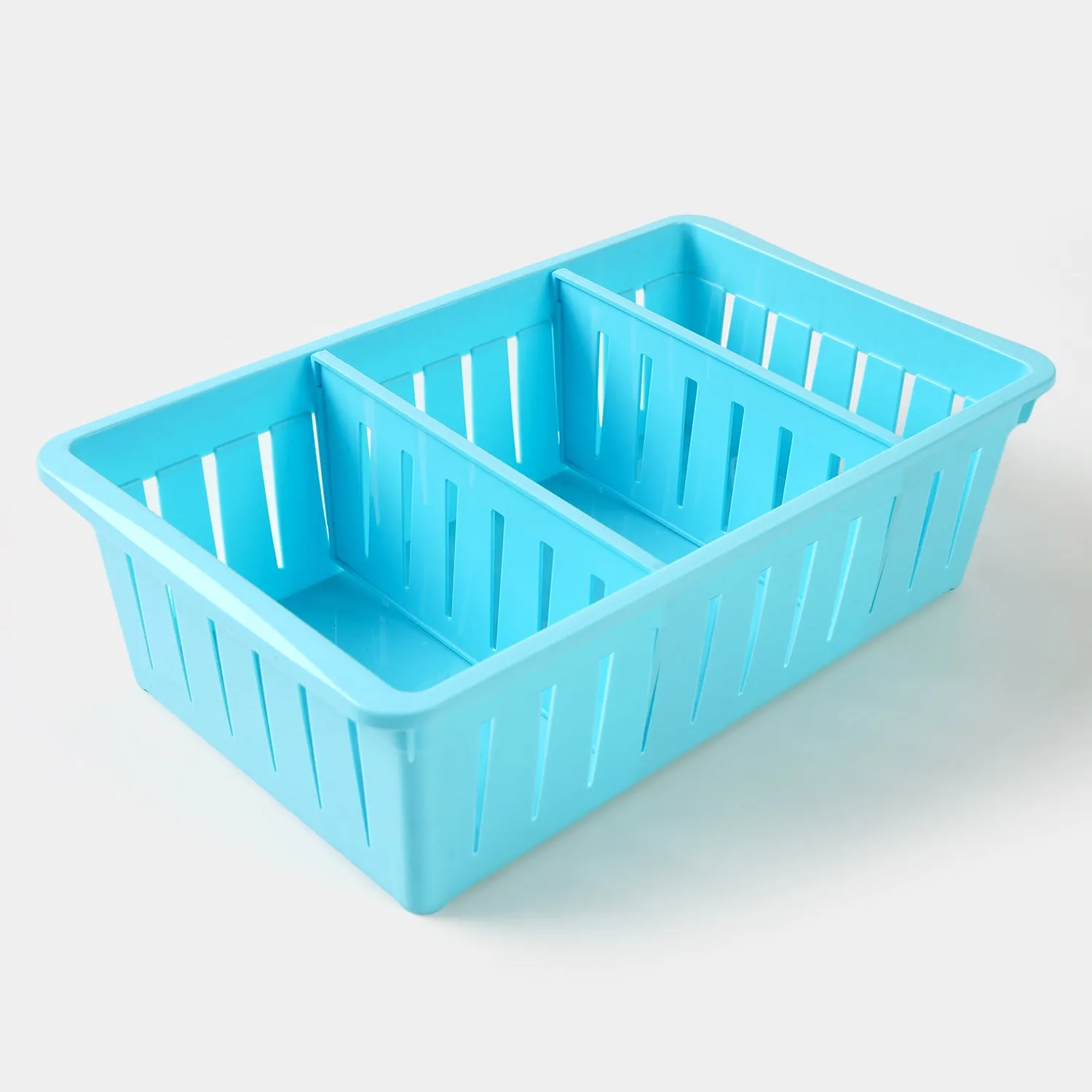 3 Partition Adjustable Plastic Basket