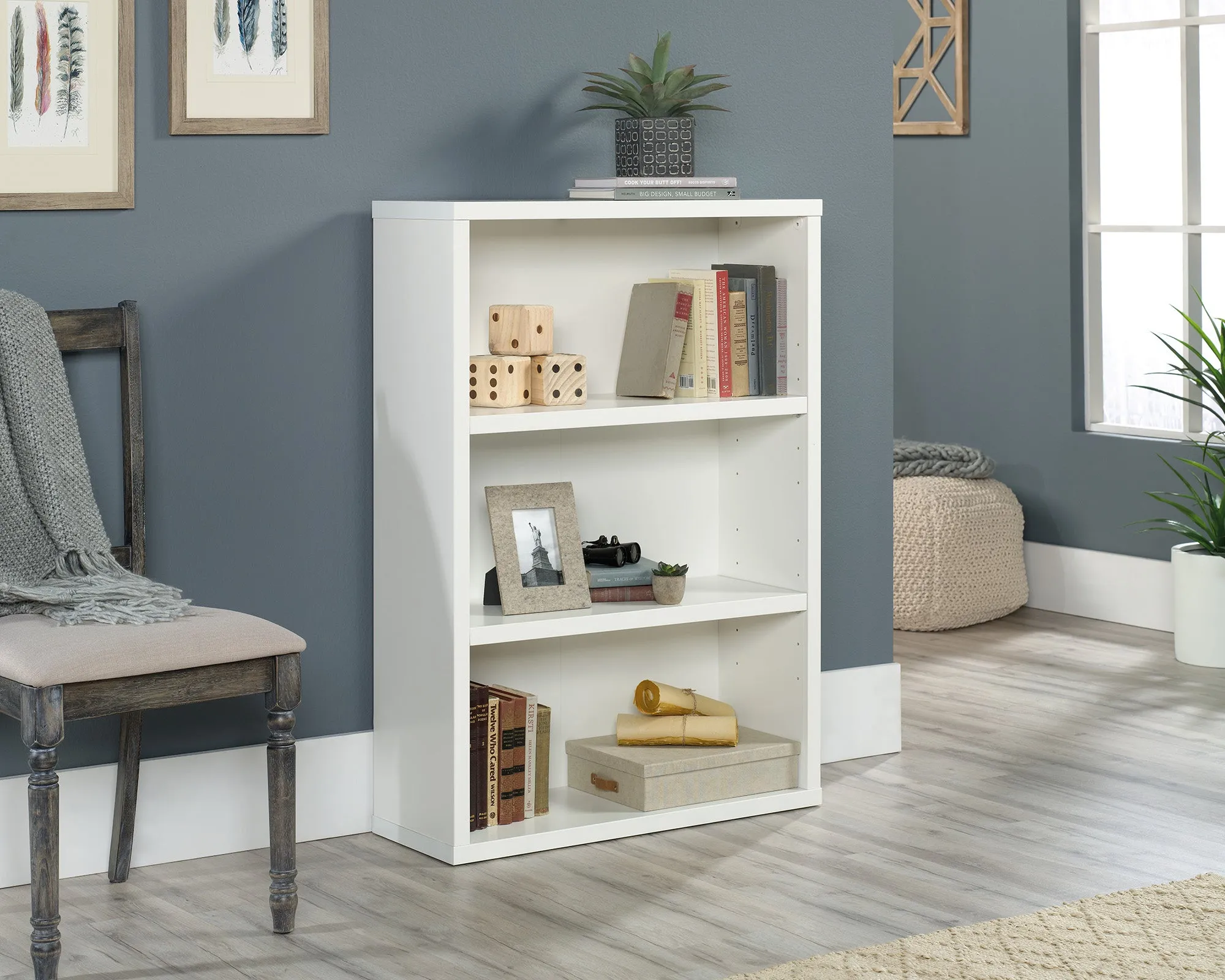 3-Shelf Bookcase Glw