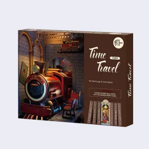 3D Creative Bookends Kit - Time Travel Book Nook