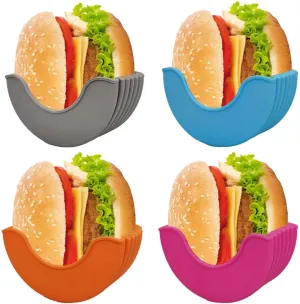 4 Pcs Hamburger Buns Burger Holder