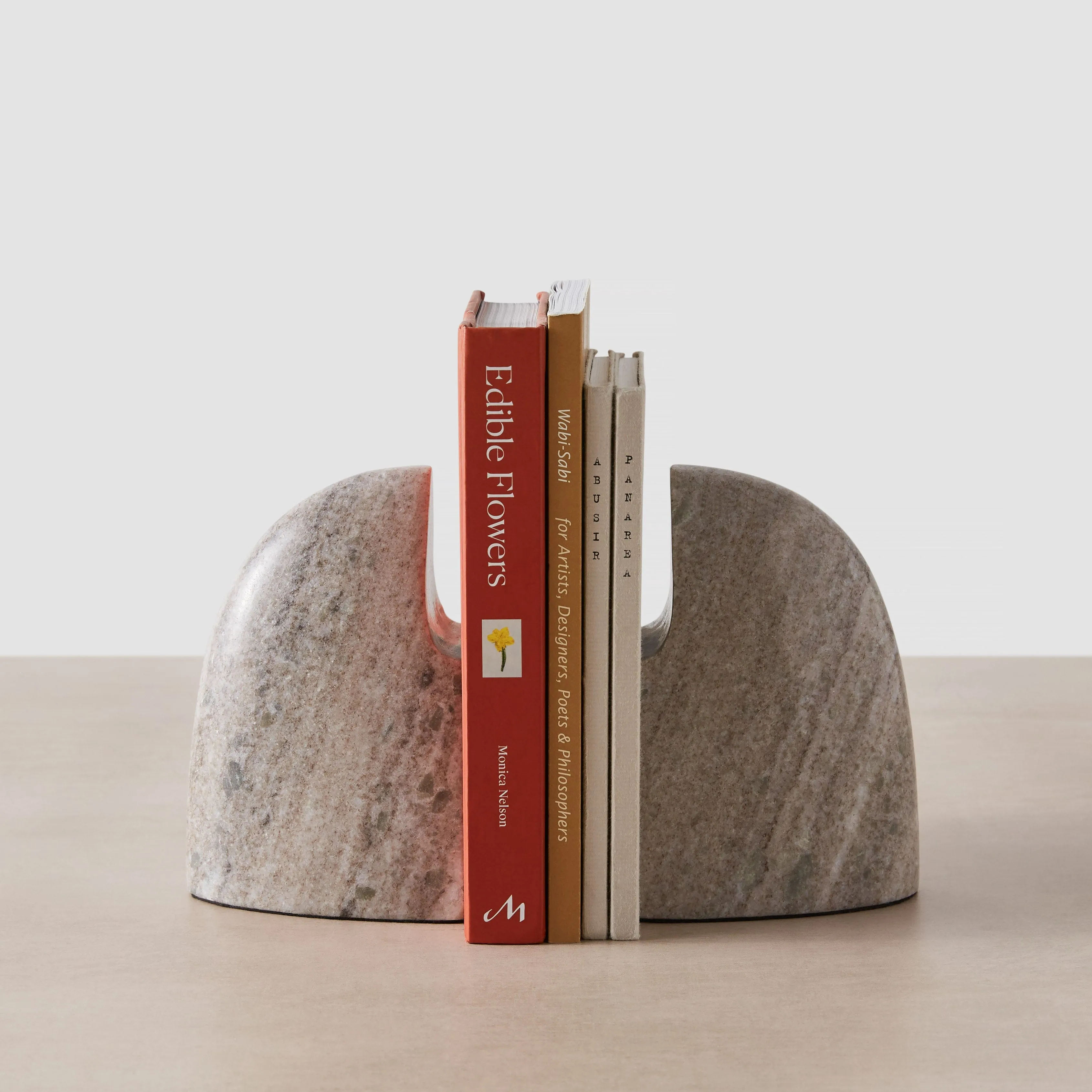 Anima Marble Bookends - Set of 2