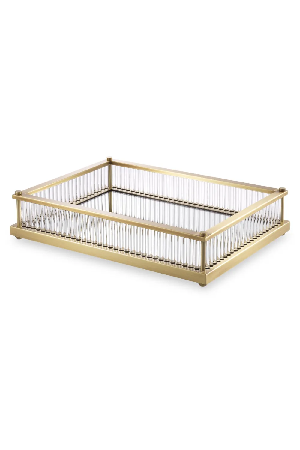 Antique Brass Rectangular Tray | Eichholtz Cora