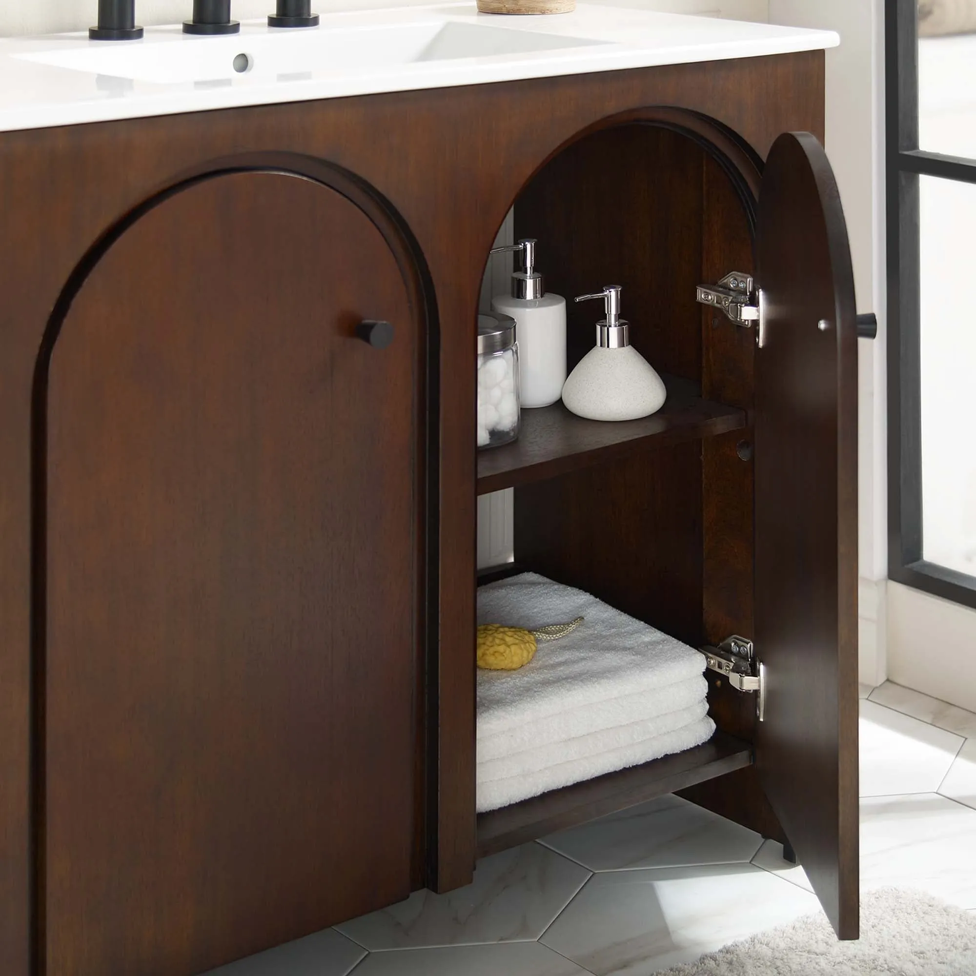 Appia 36" Bathroom Vanity Cabinet (Sink Basin Not Included) by Modway