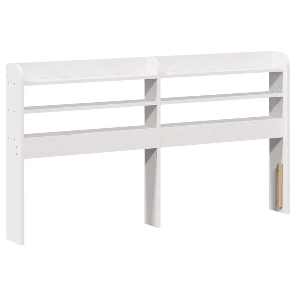 Bed Frame without Mattress White 160x200 cm Solid Wood Pine