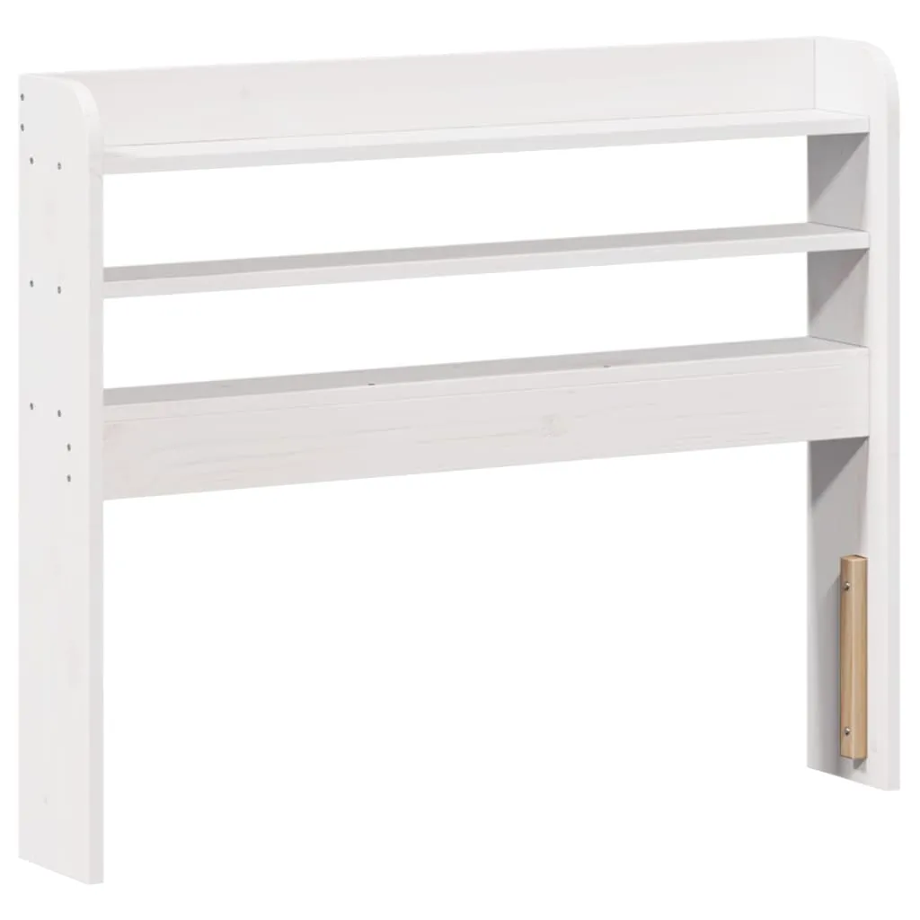 Bed Frame without Mattress White 90x200 cm Solid Wood Pine