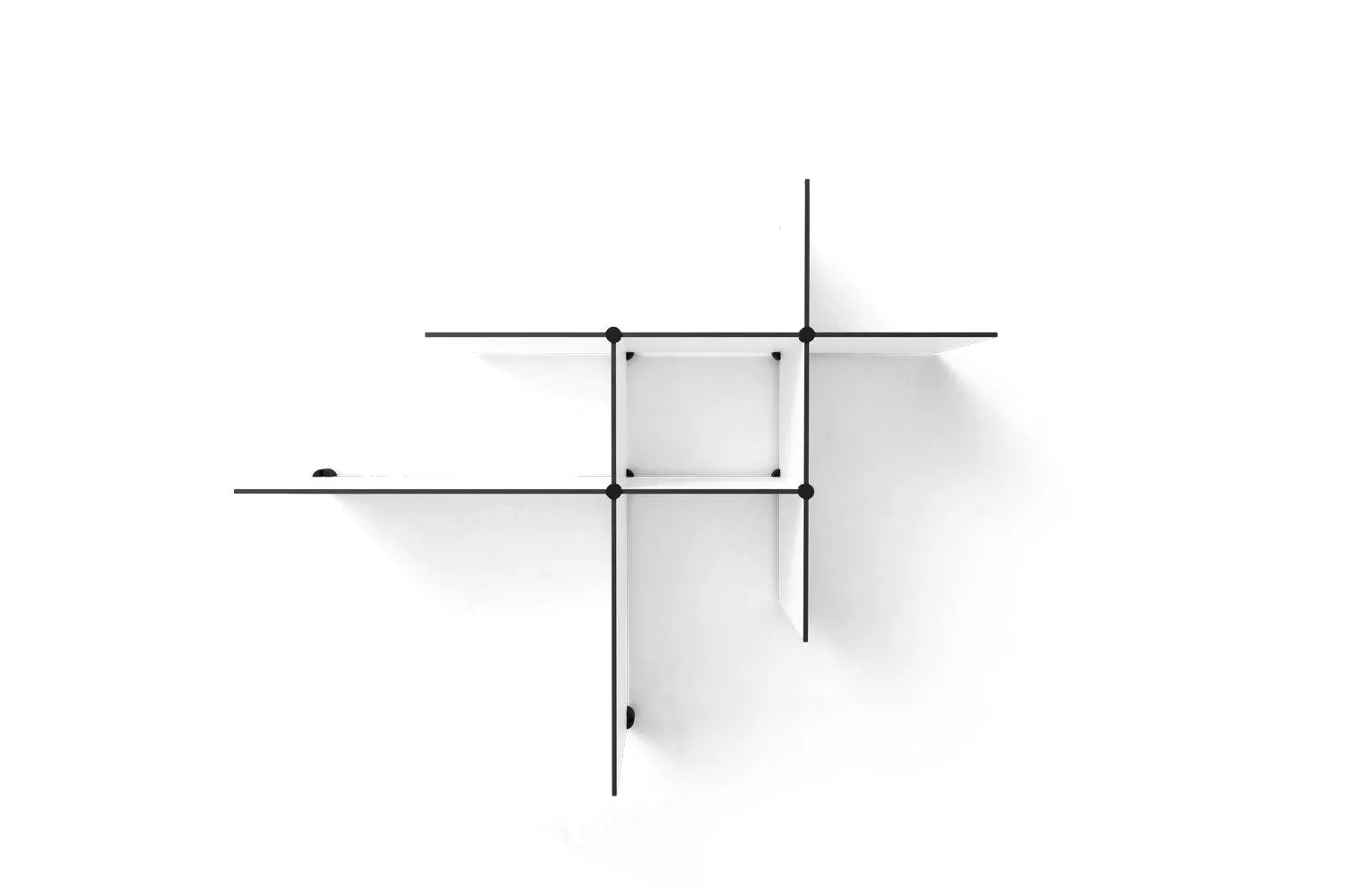 Bent Hansen Up The Wall Shelf System, White