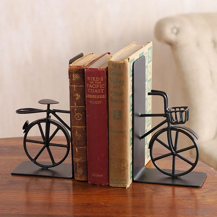 Bicycle Iron Bookends