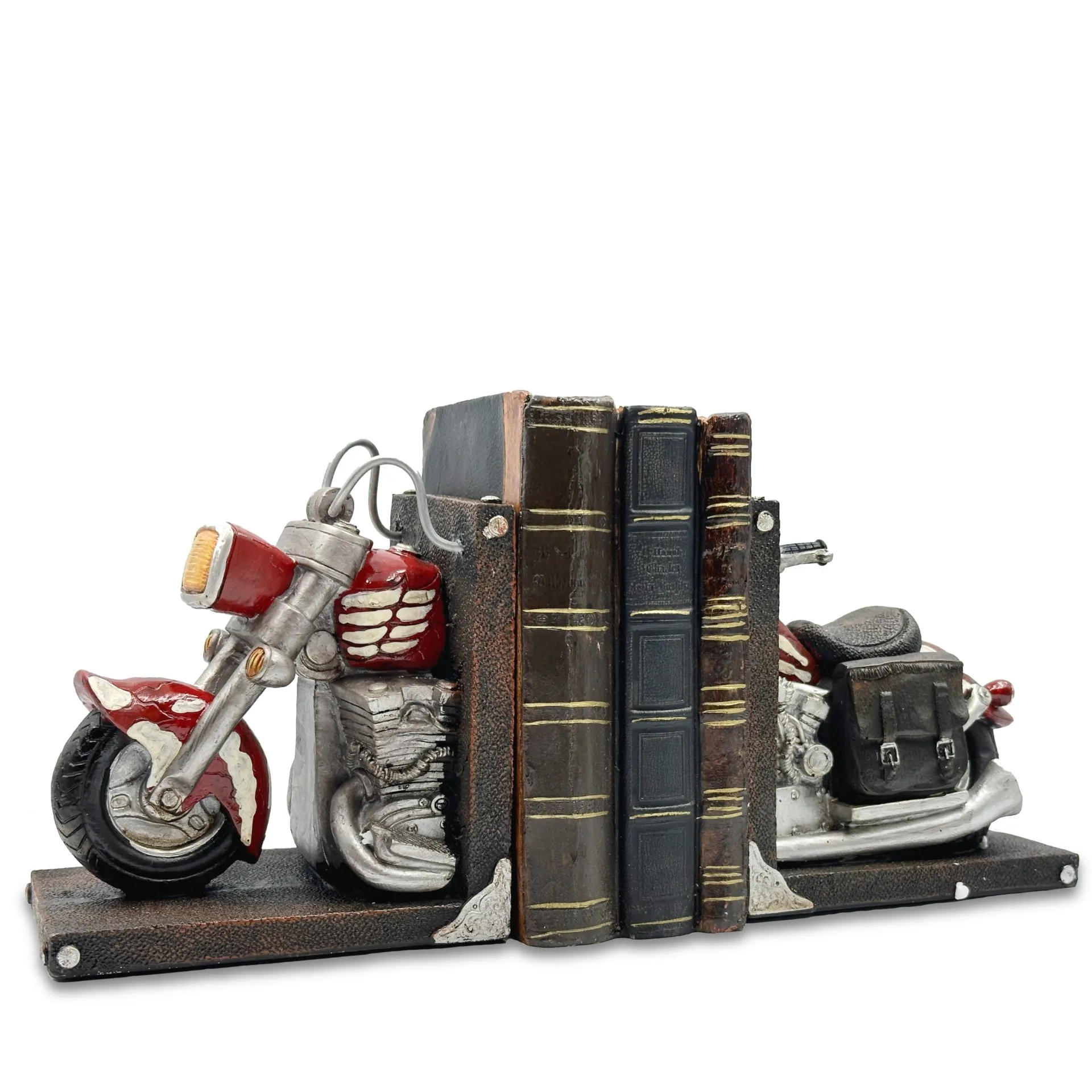 Biker Bookends