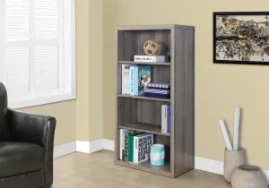 Bookcase - 48"H / Dark Taupe With Adjustable Shelves