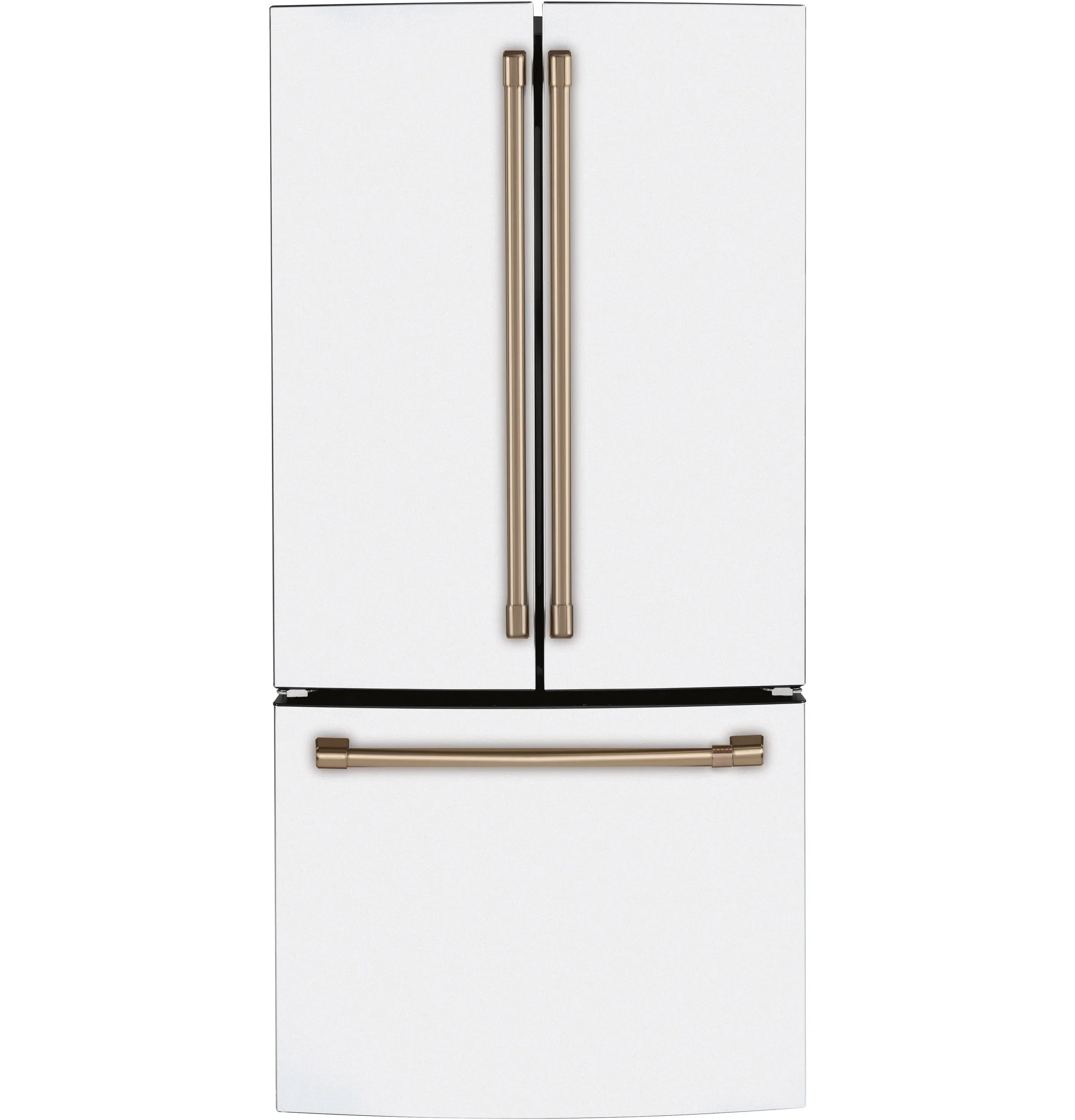 Café Matte White 33" Counter-Depth French-Door Refrigerator (18.6 Cu. Ft.) - CWE19SP4NW2