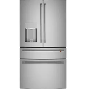 Cafe CVE28DP2NS1 Caf(eback)™ ENERGY STAR® 27.8 Cu. Ft. Smart 4-Door French-Door Refrigerator