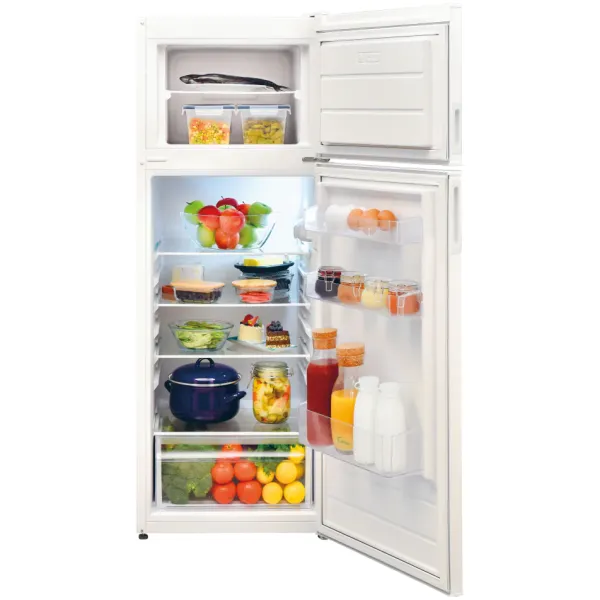 Candy Freestanding 55cm 70/30 White Fridge Freezer | CDV1S514FWK