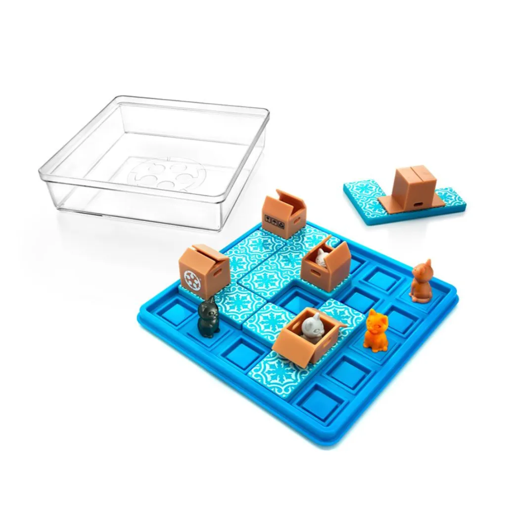 Cats & Boxes Puzzle Game