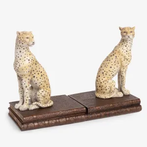 Cheetah Bookends (Gold)