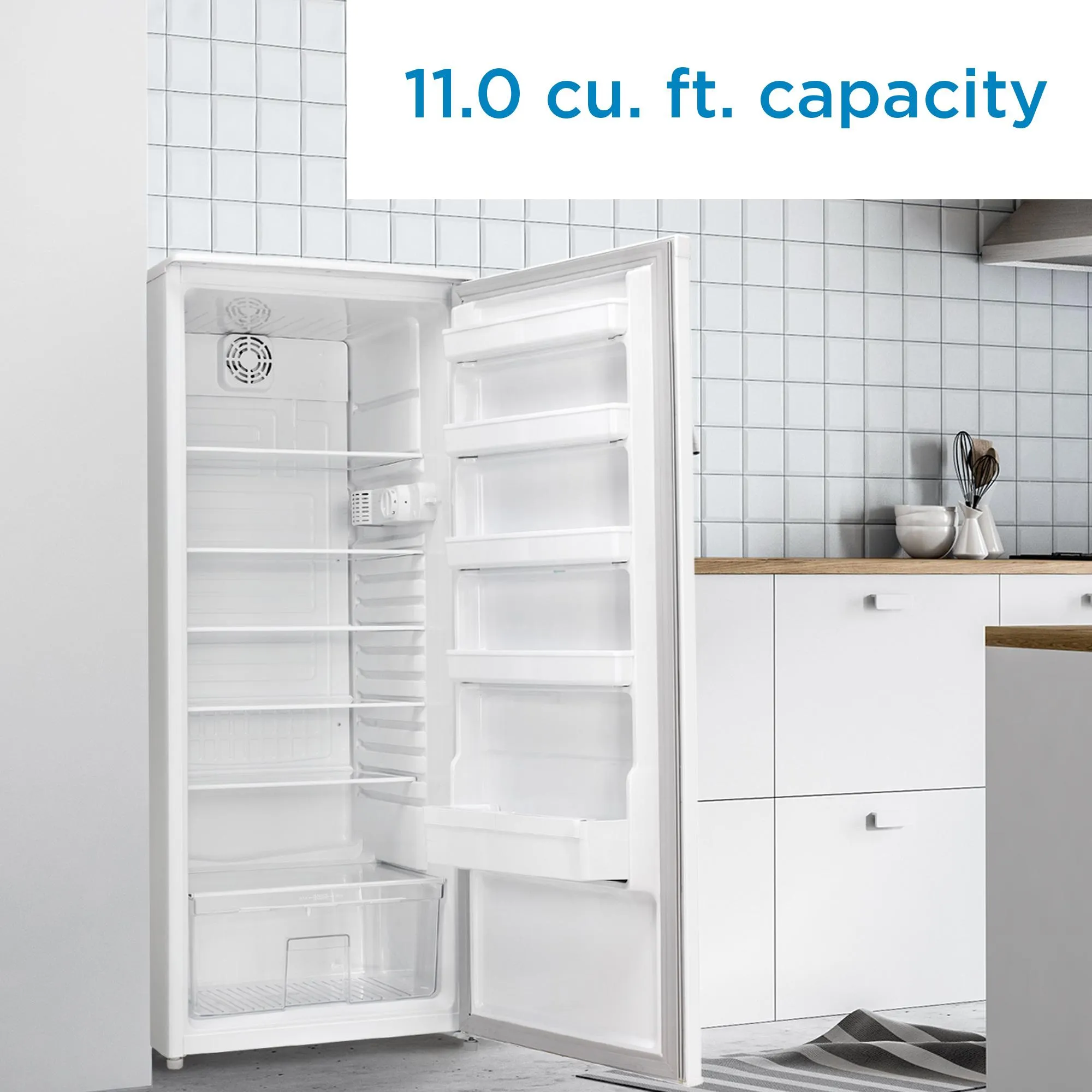 DAR110A1WDD Danby Designer 11.0 cu. ft. Apartment Size Fridge in White