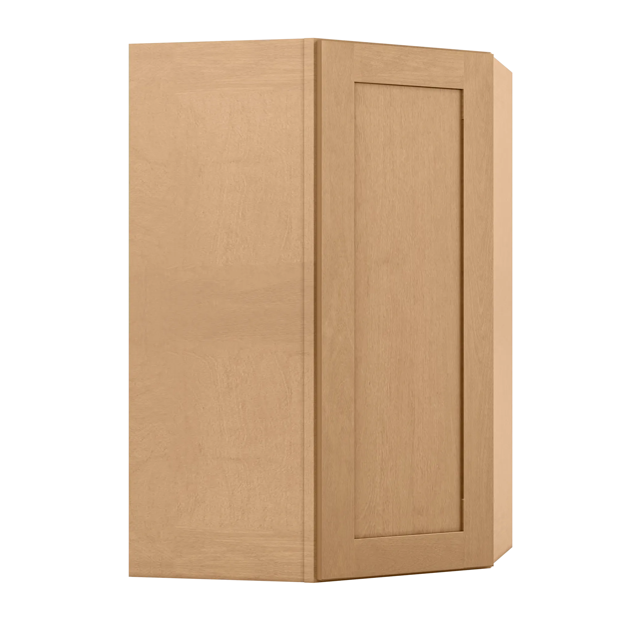 Diagonal Corner Kitchen Cabinet DC2742 Shaker Toffee 27 in. width 42 in. height 15 in. depth