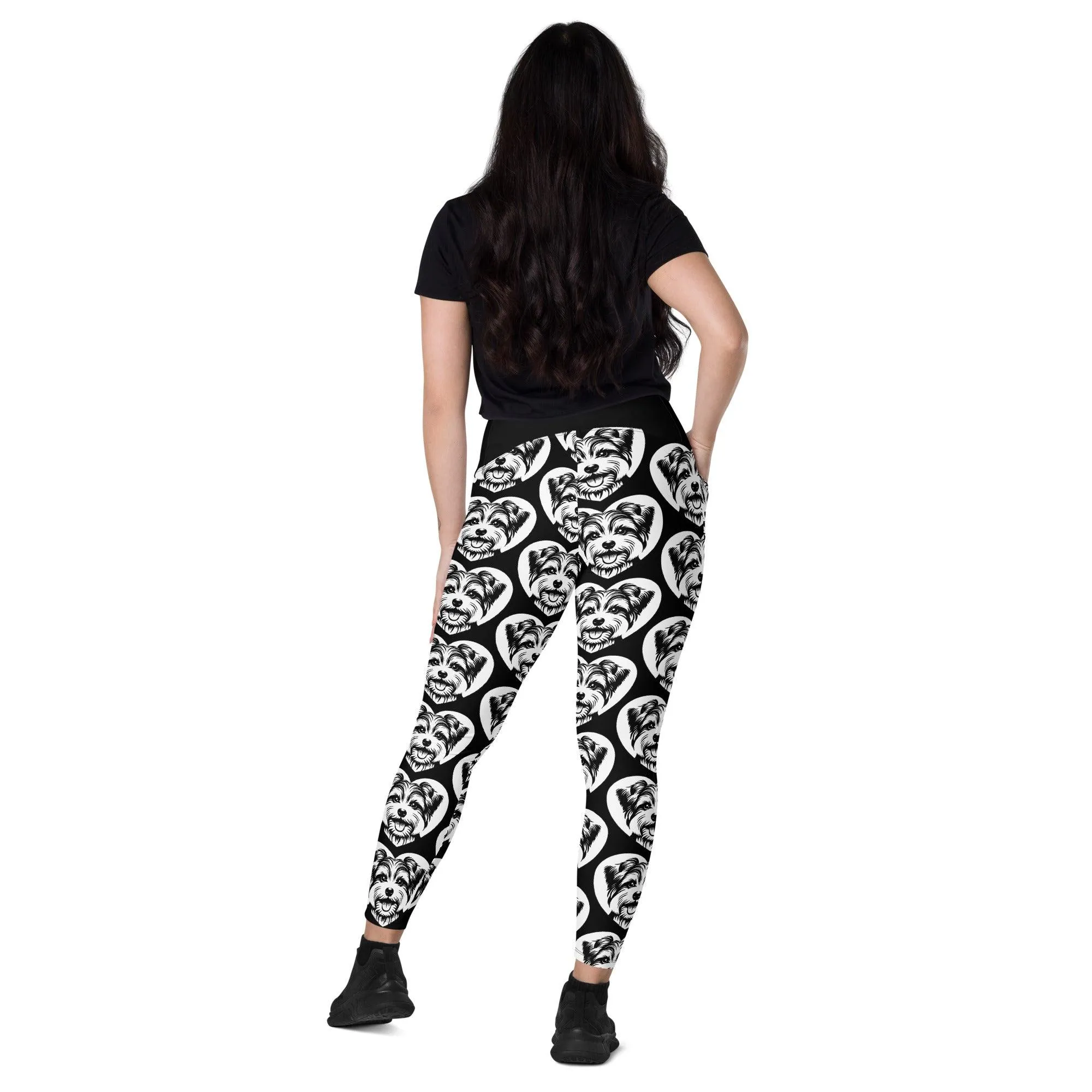 DOG BREED LEGGINGS with pockets - BIEWER TERRIER - HERTTAHOUND