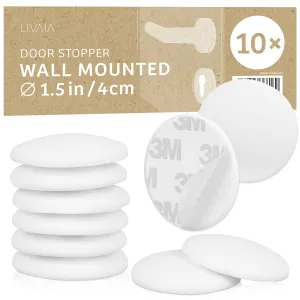 Door Stoppers Wall Protector 10x White Door Stopper  16in Door Stops For Wall