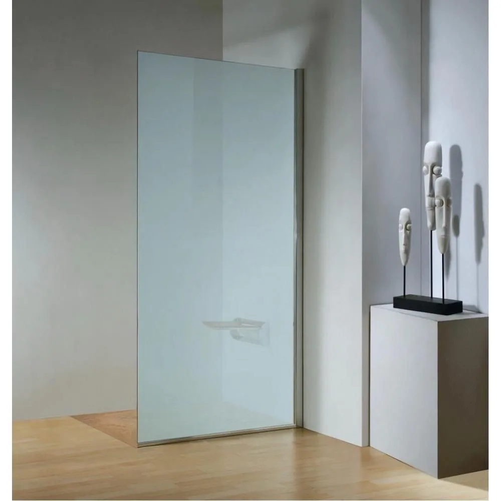 Dreamwerks 32"W x 79"H Frameless Fixed Shower Door in Chrome - Available in Clear or Frosted Glass