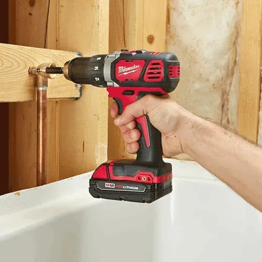 Drill Driver Kit - Milwaukee M18™ Compact 1/2" Drill Driver Kit, 2606-20