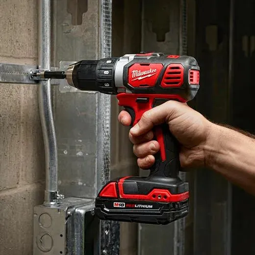 Drill Driver Kit - Milwaukee M18™ Compact 1/2" Drill Driver Kit, 2606-20