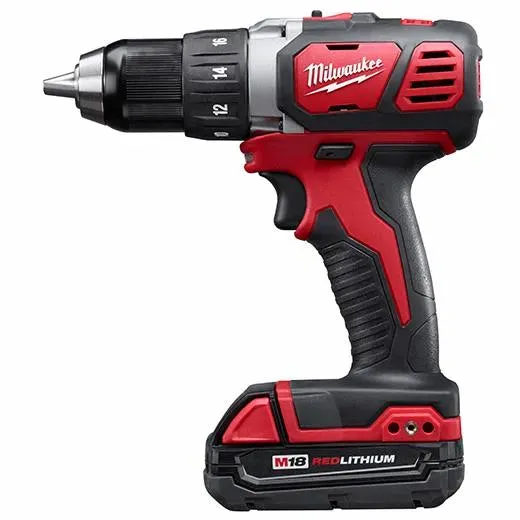 Drill Driver Kit - Milwaukee M18™ Compact 1/2" Drill Driver Kit, 2606-20