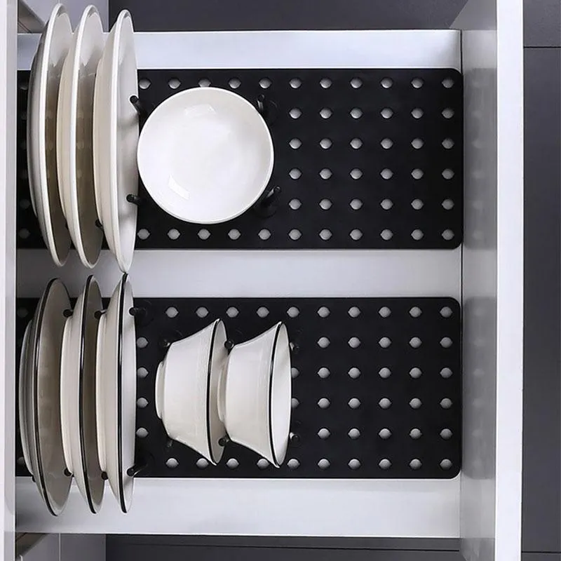 Expandable Kitchen Drawer Organizer Peg Board