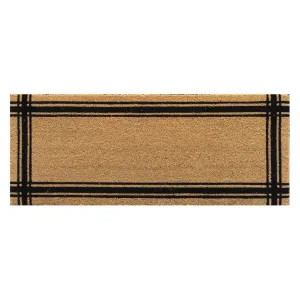 Extra Long Black Border Doormat (120cm)