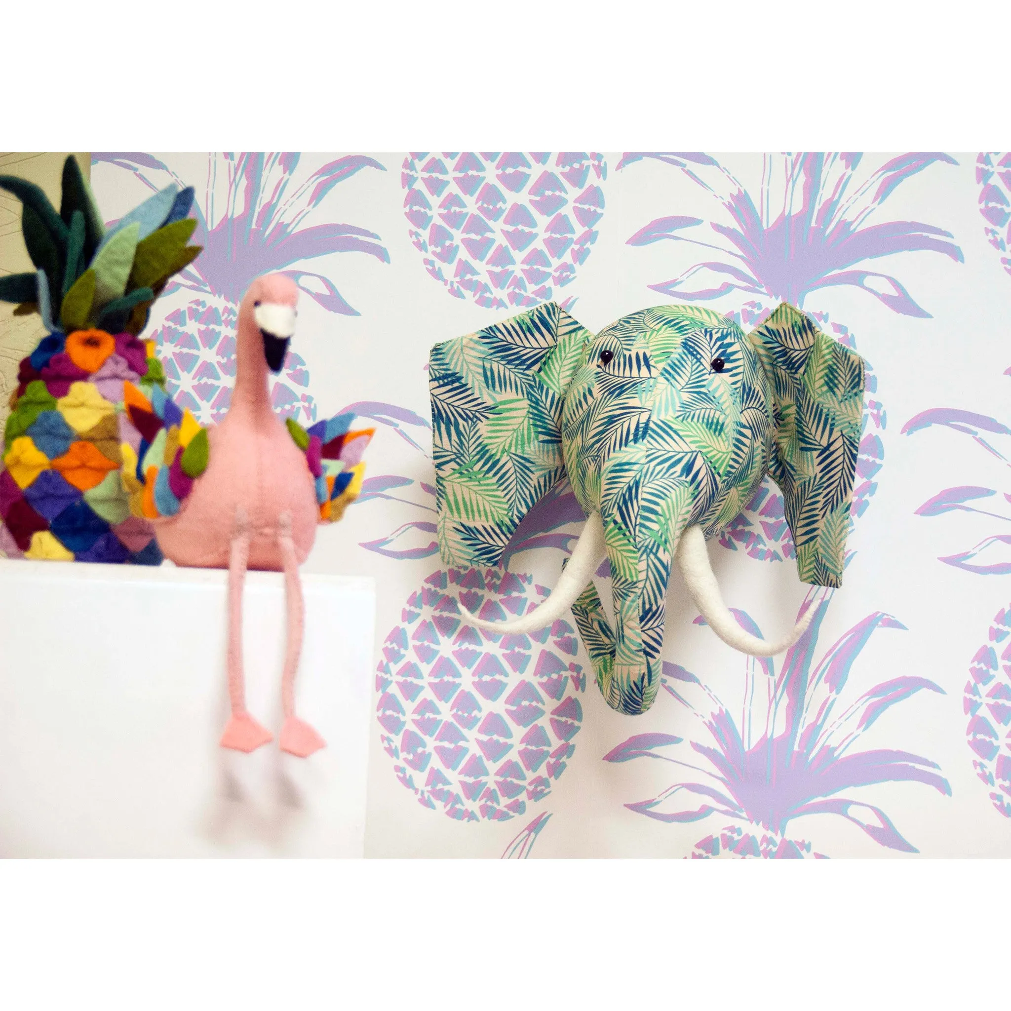 Fiona Walker England Bright Flamingo Book Stopper