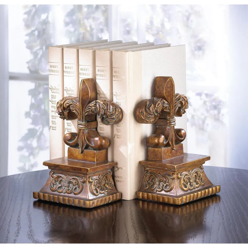 Fleur De Lis Bookends