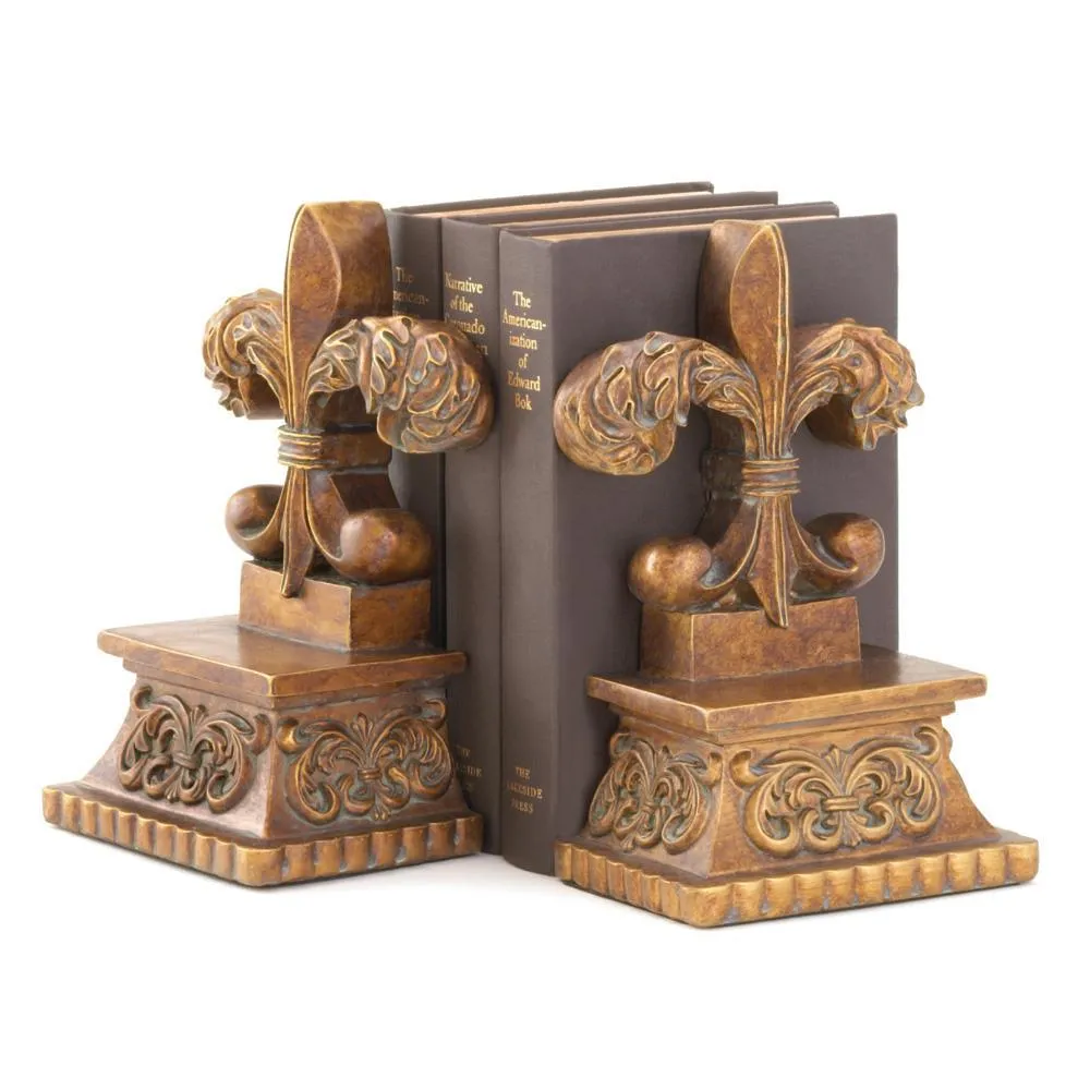 Fleur De Lis Bookends