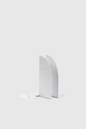 Folded Bookend Pair - White