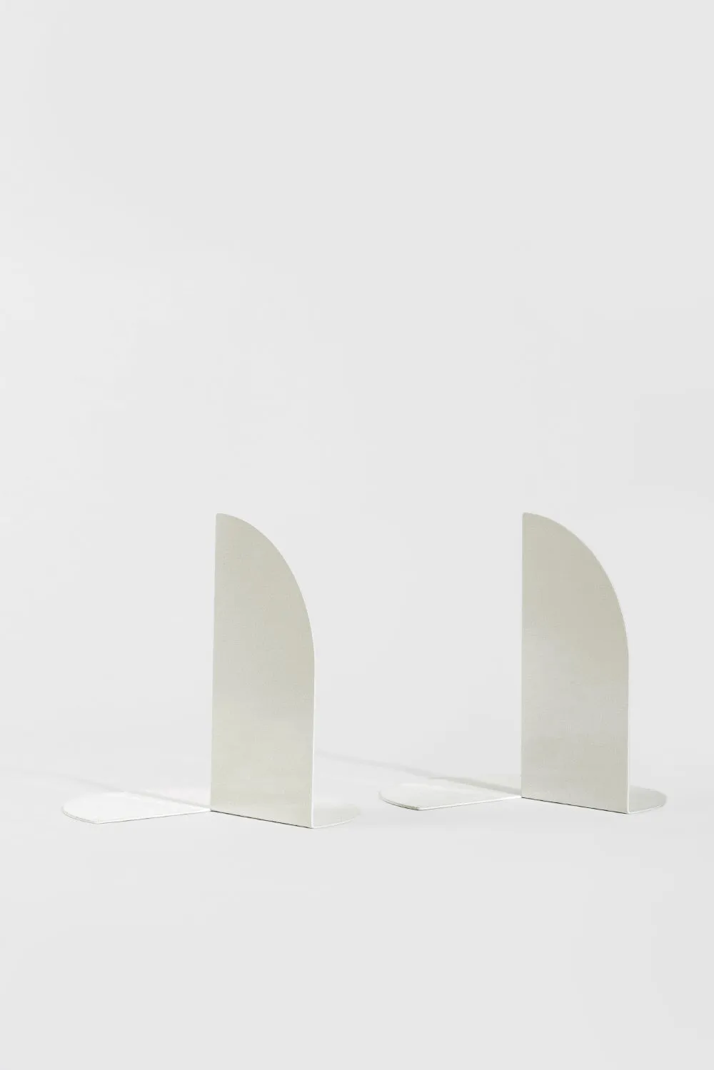 Folded Bookend Pair - White