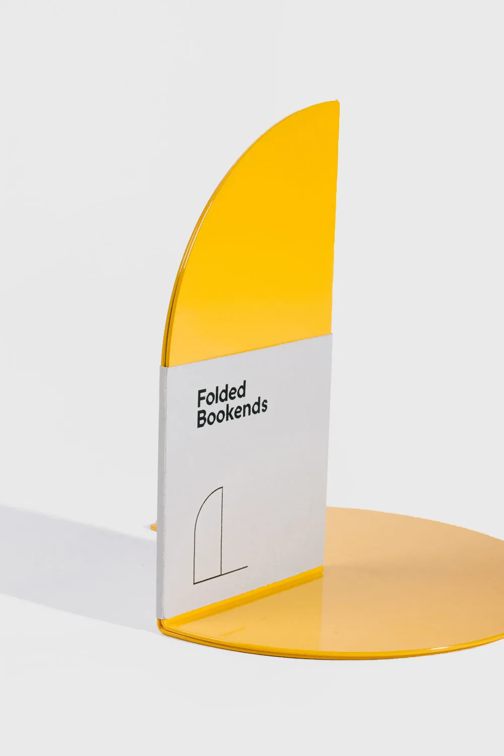 Folded Bookend Pair - Yellow