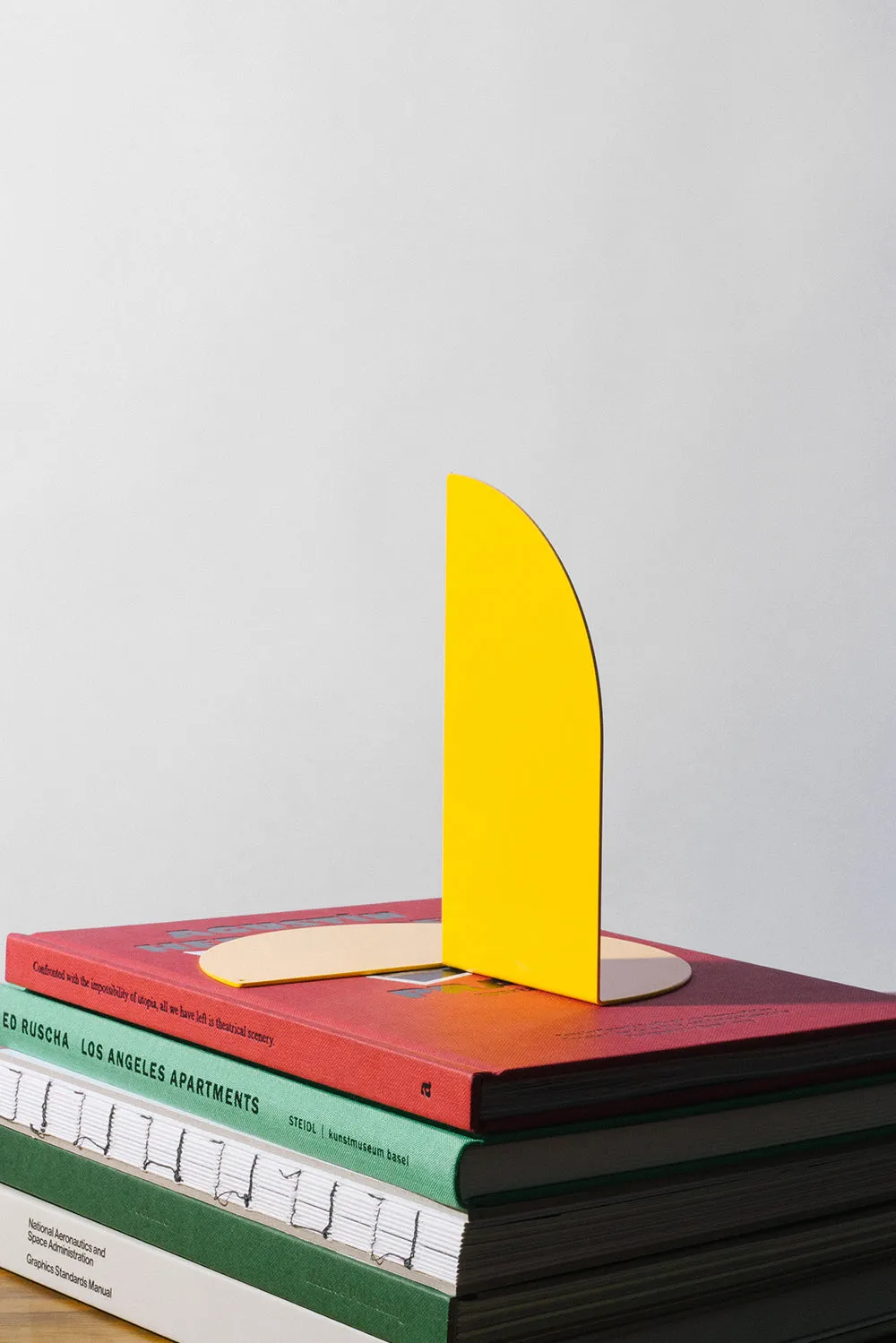 Folded Bookend Pair - Yellow