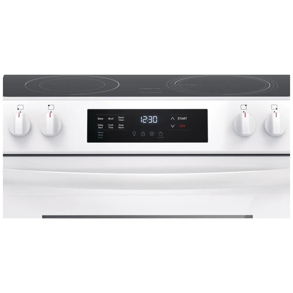 Frigidaire FCFE306CAW 30'' Front Control Electric Range in White