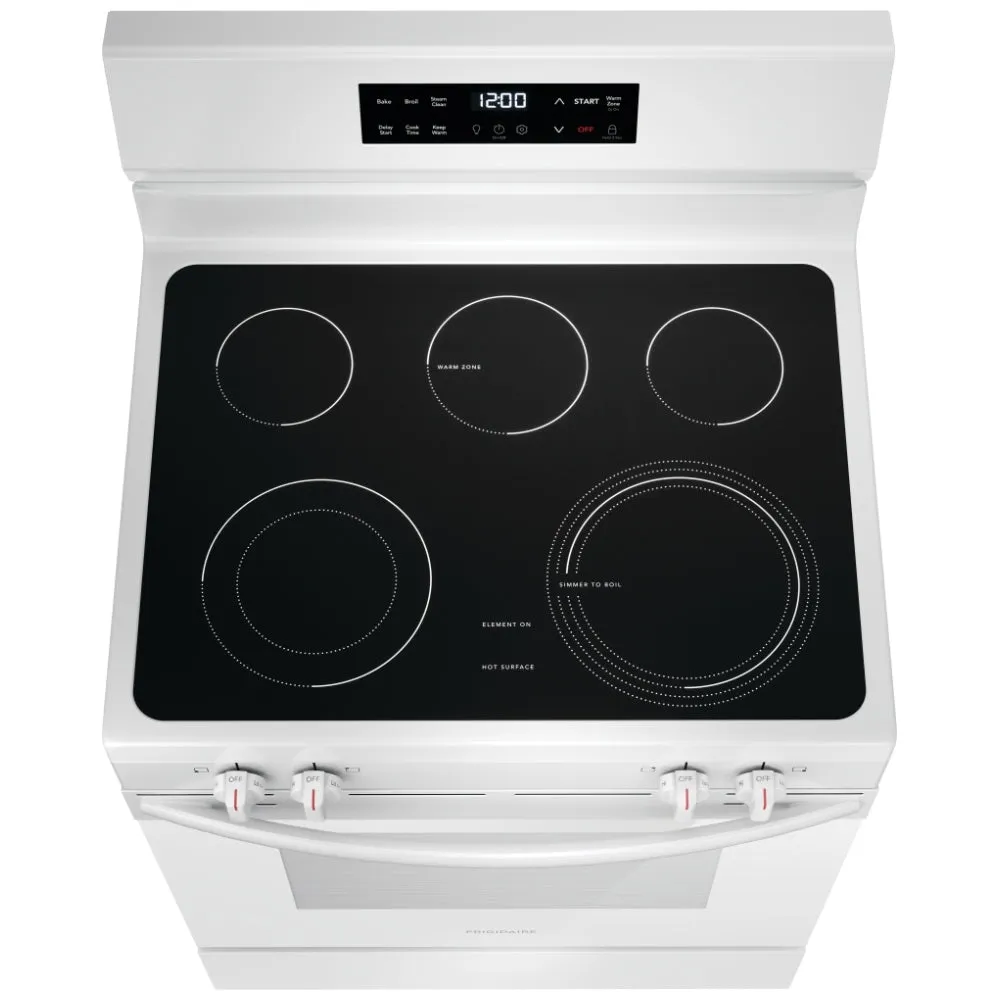 Frigidaire FCRE306CAW 30'' Electric Range with the EvenTemp™ in White