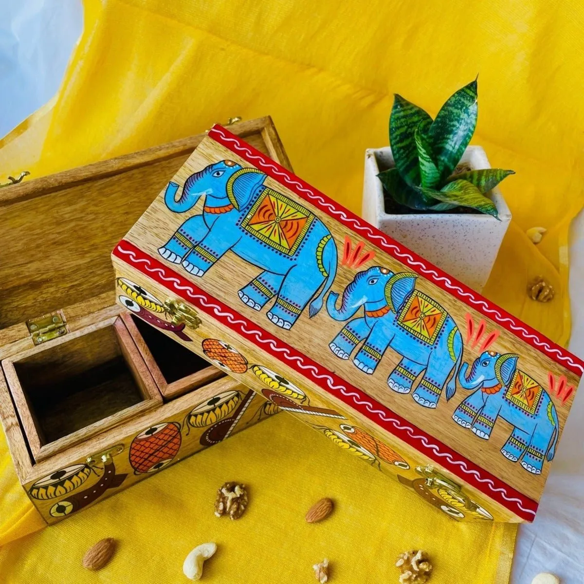 Gajagamini Dry Fruits Wooden Box