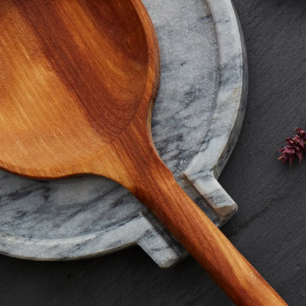 Gray Marble Spoon Rest