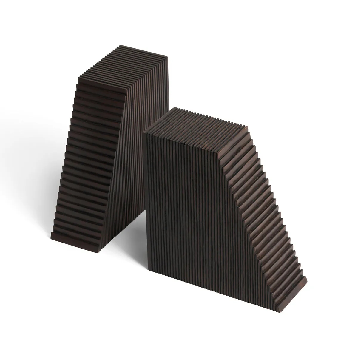 Grooves Bookends Set of 2