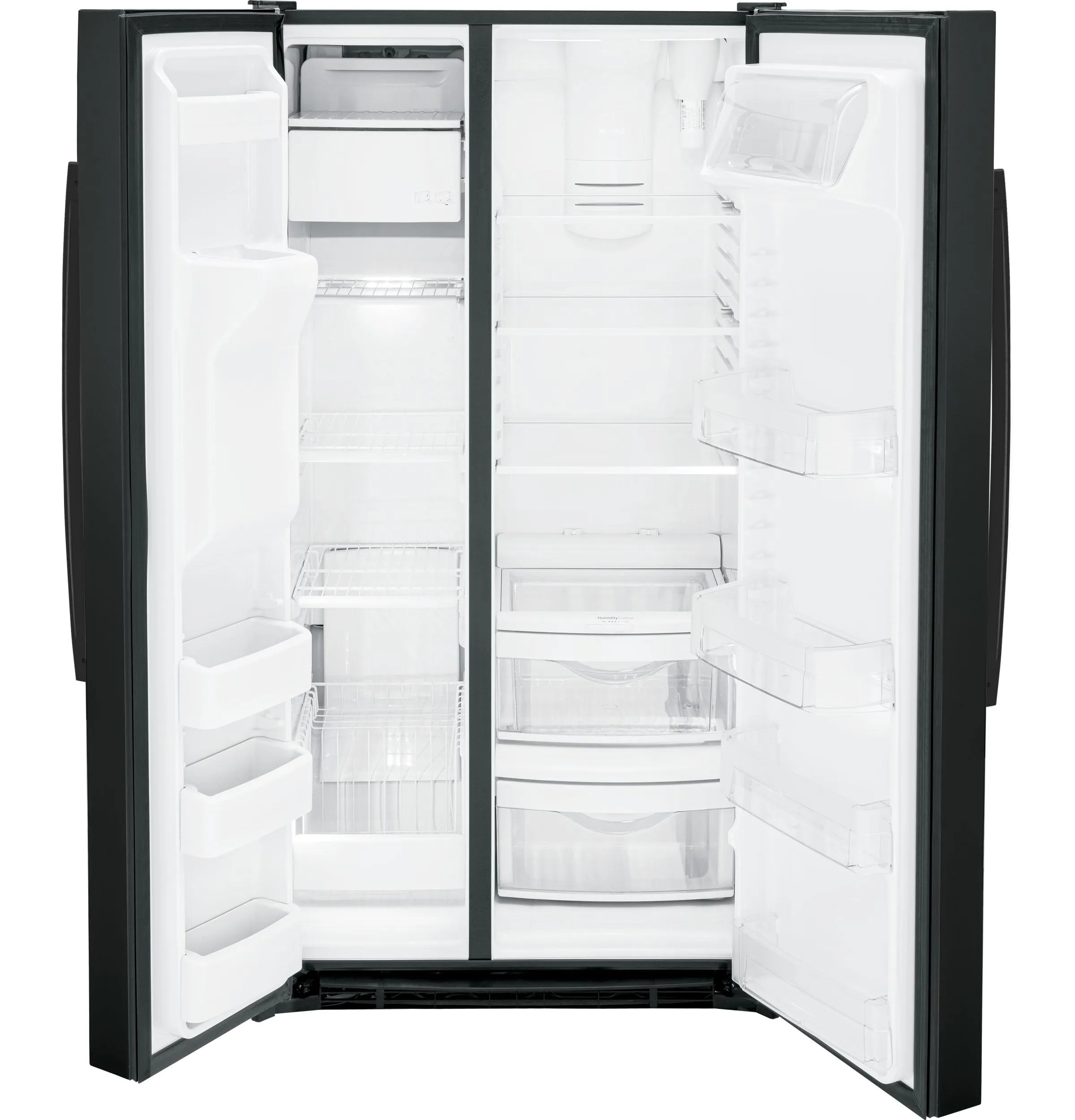 GSE25GGPBB GE® ENERGY STAR® 25.3 Cu. Ft. Side-By-Side Refrigerator