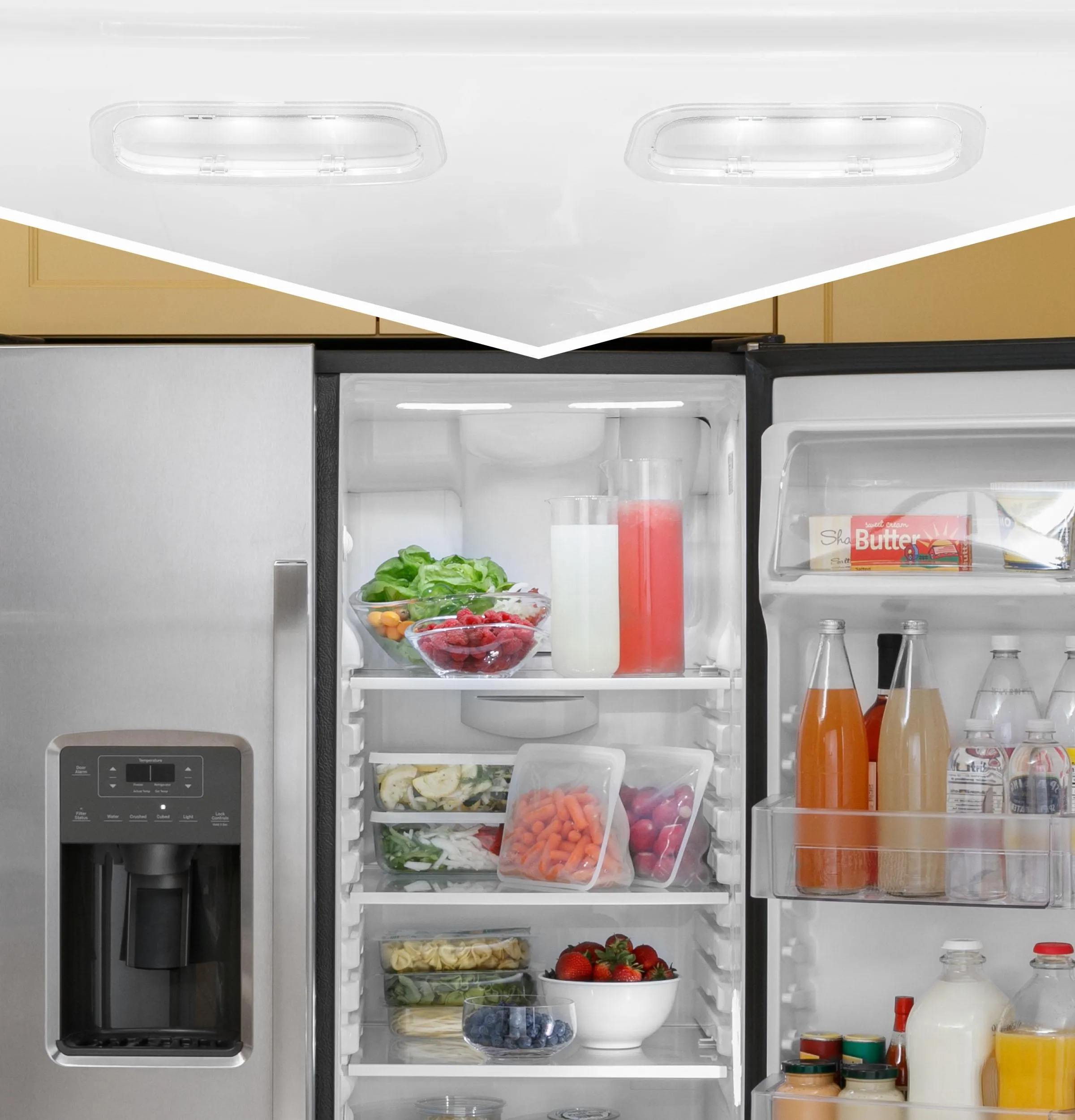 GSE25GGPBB GE® ENERGY STAR® 25.3 Cu. Ft. Side-By-Side Refrigerator