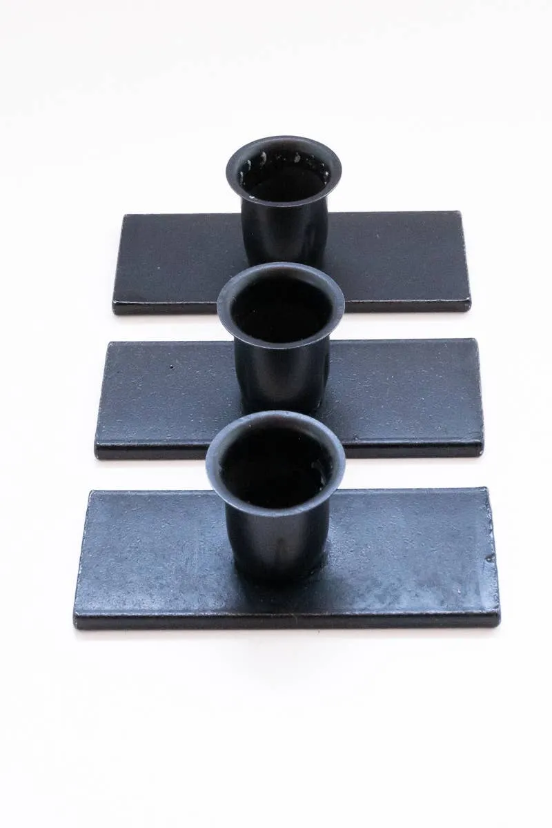 Iron Taper Candle Holders - Single