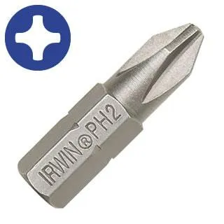 Irwin Phillips® Head Insert Bits #2 1"