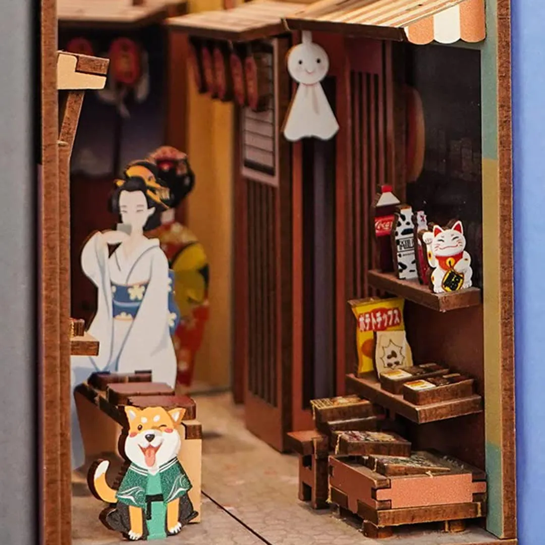 Japanese Grocery Store Wooden Book Nook