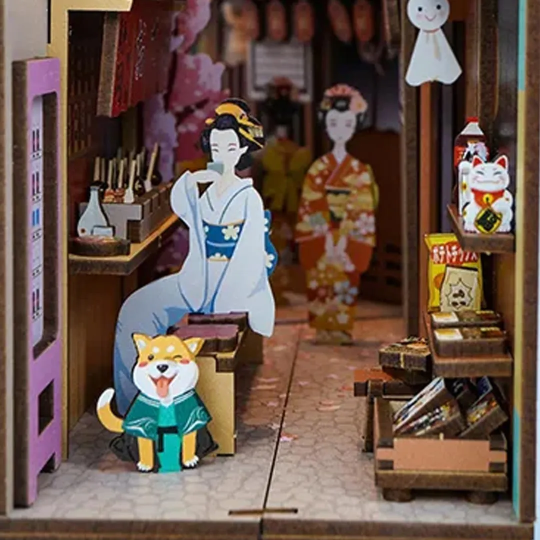 Japanese Grocery Store Wooden Book Nook