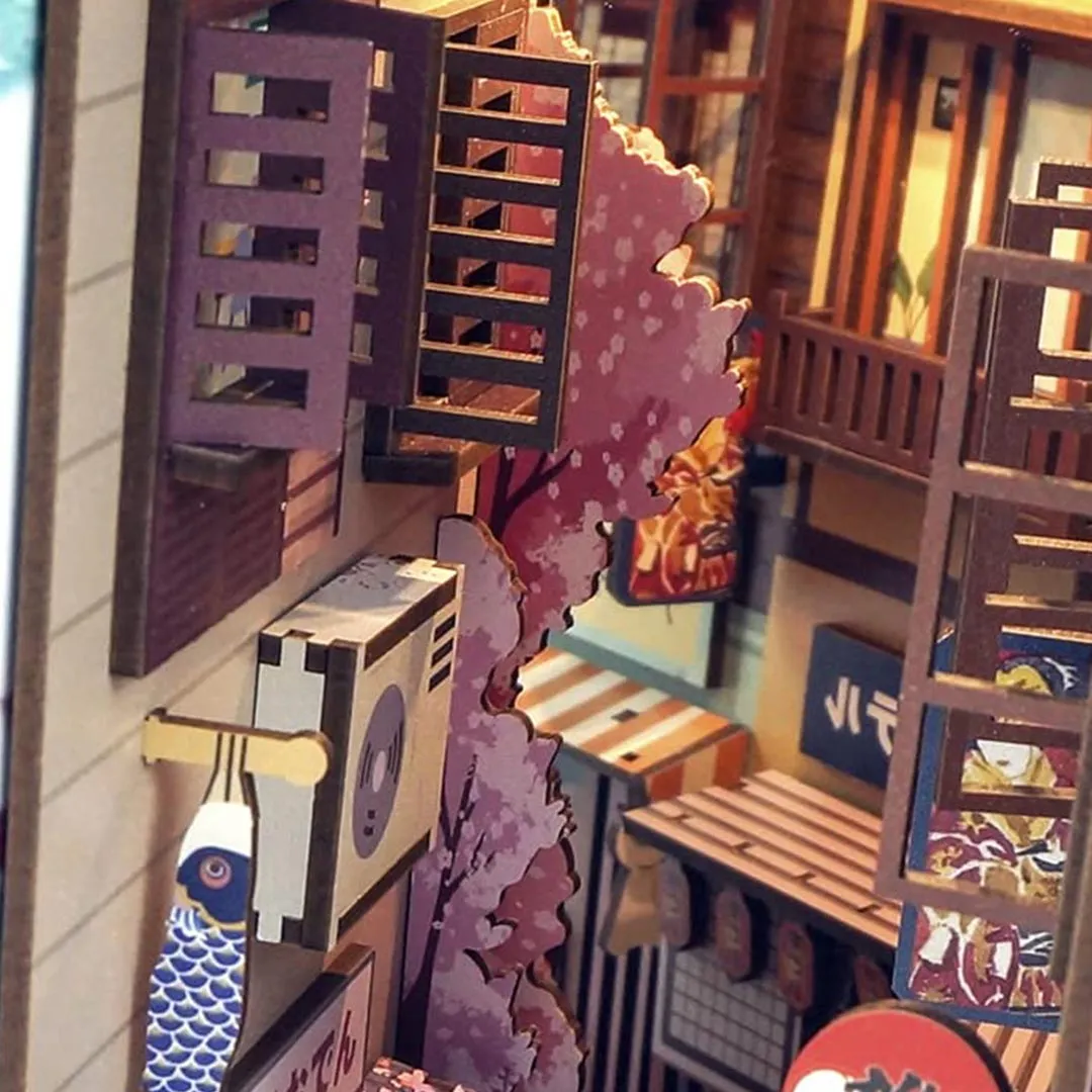 Japanese Grocery Store Wooden Book Nook